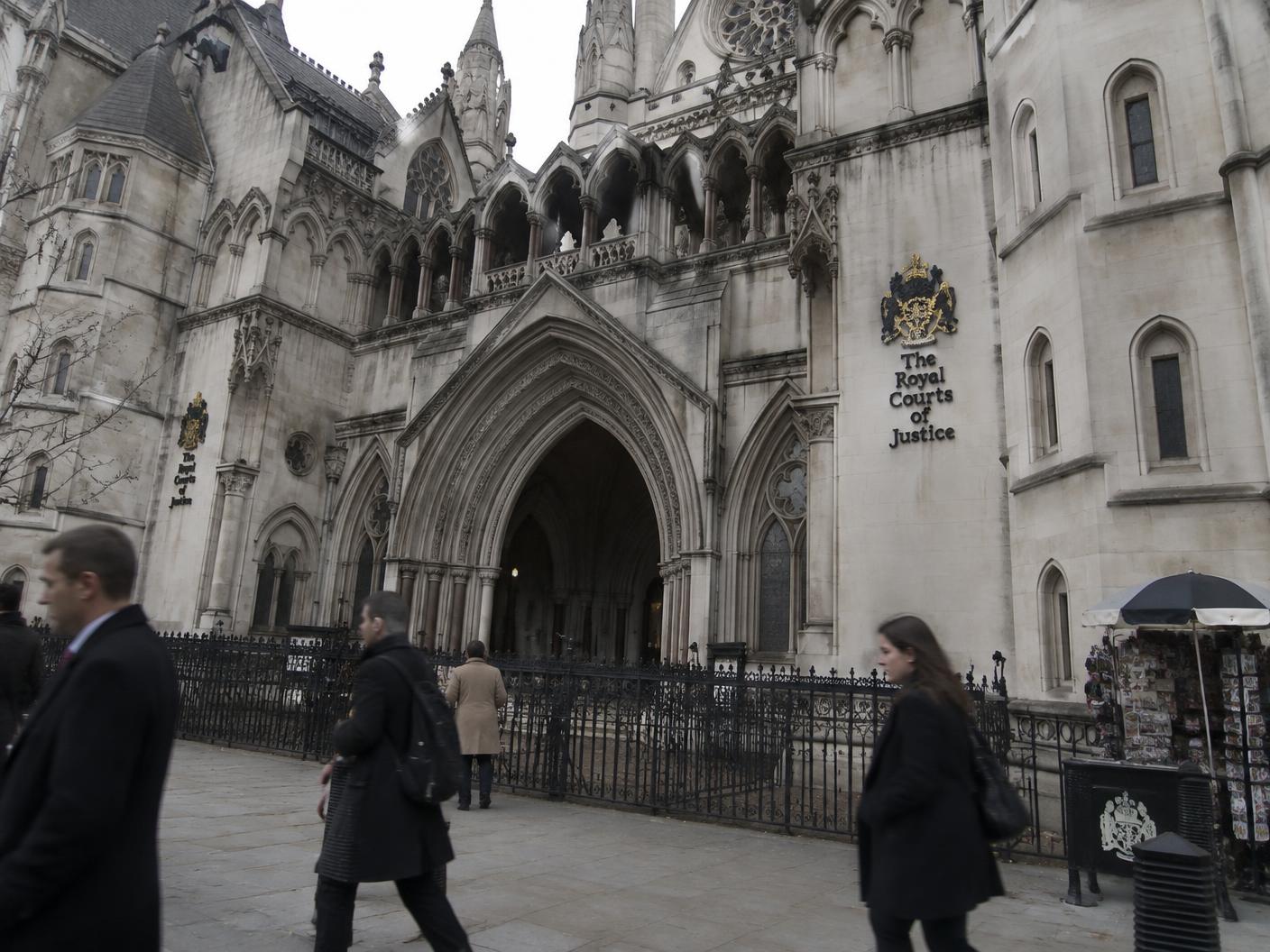 Royal Courts of Justice on the Strand, London